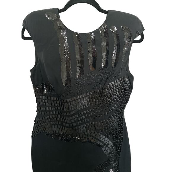 ROBERT RODRIGUEZ BLACK Dress95%SILK-5%Spandex Size 2 Vintage Y2K COCKTAIL - Picture 8 of 13